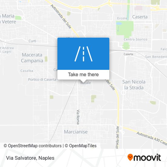 Via Salvatore map