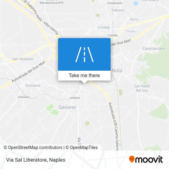 Via Sal Liberatore map