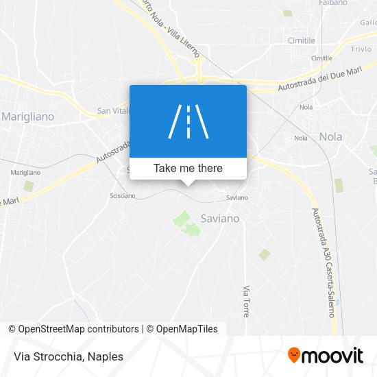 Via Strocchia map