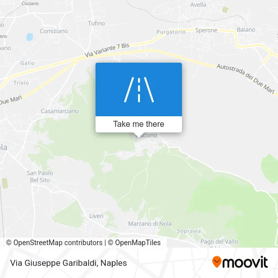Via Giuseppe Garibaldi map