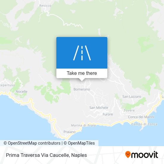 Prima Traversa Via Caucelle map