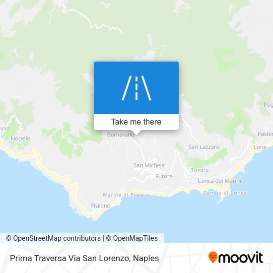 Prima Traversa Via San Lorenzo map