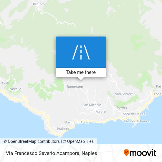 Via Francesco Saverio Acampora map