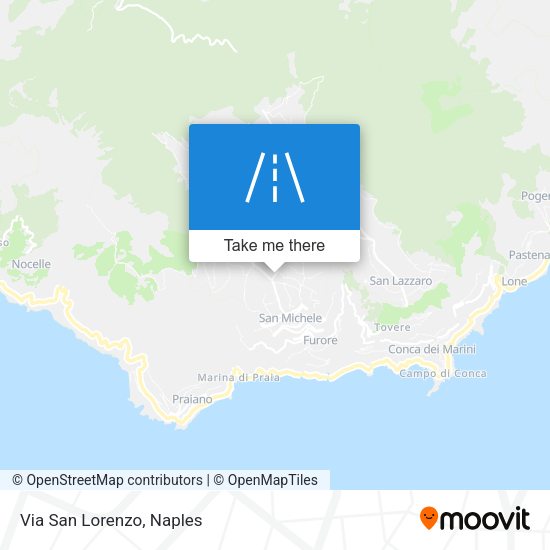Via San Lorenzo map