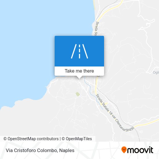 Via Cristoforo Colombo map
