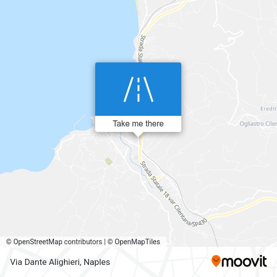 Via Dante Alighieri map