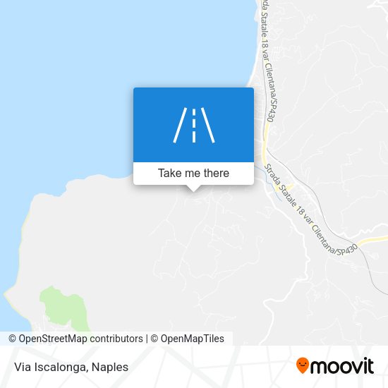 Via Iscalonga map