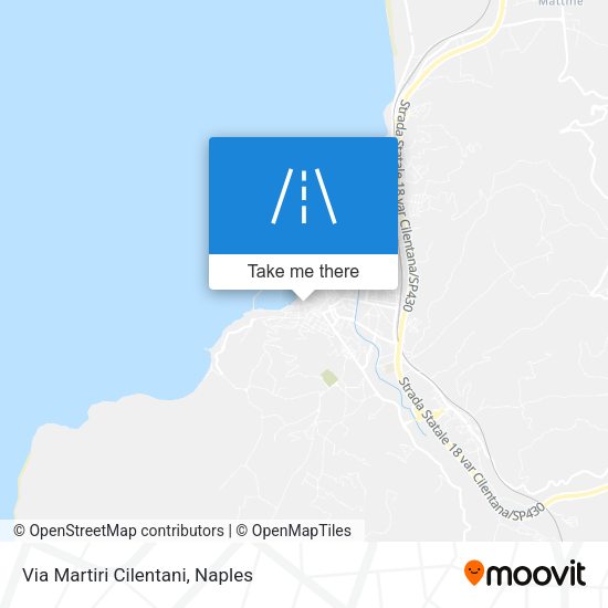 Via Martiri Cilentani map