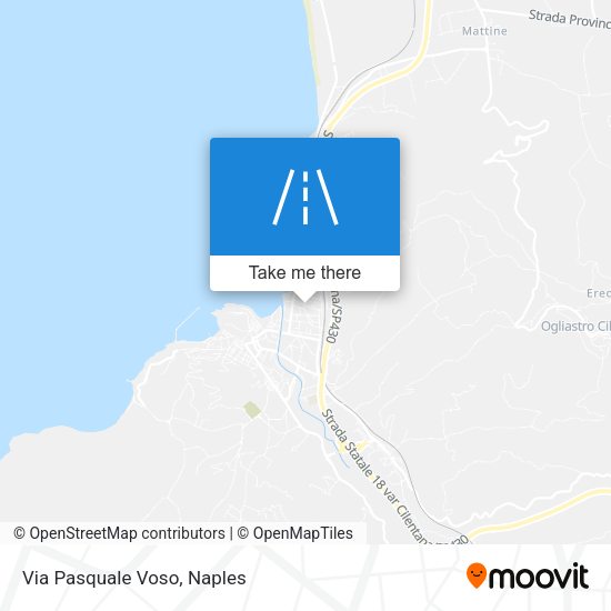 Via Pasquale Voso map