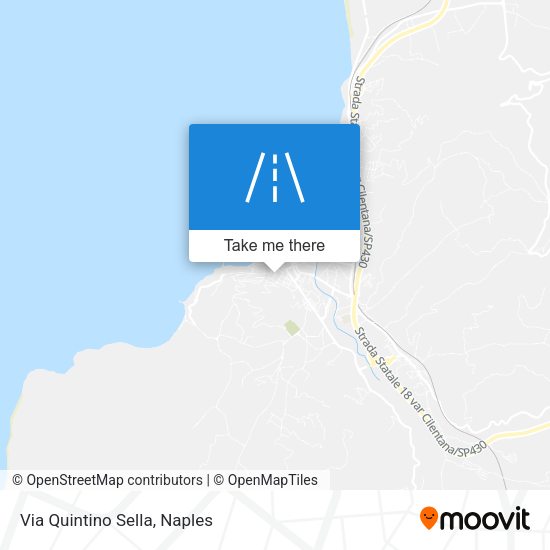 Via Quintino Sella map