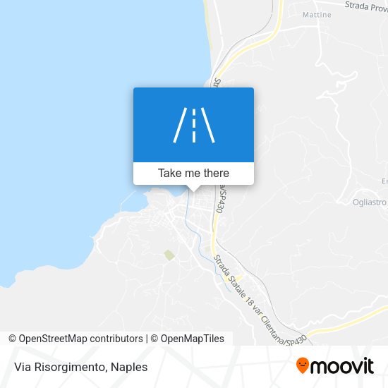 Via Risorgimento map