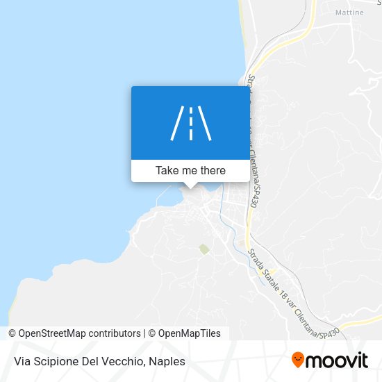 Via Scipione Del Vecchio map