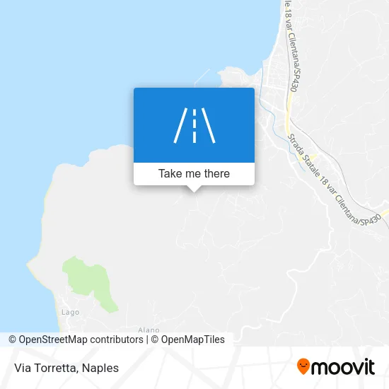 Via Torretta map