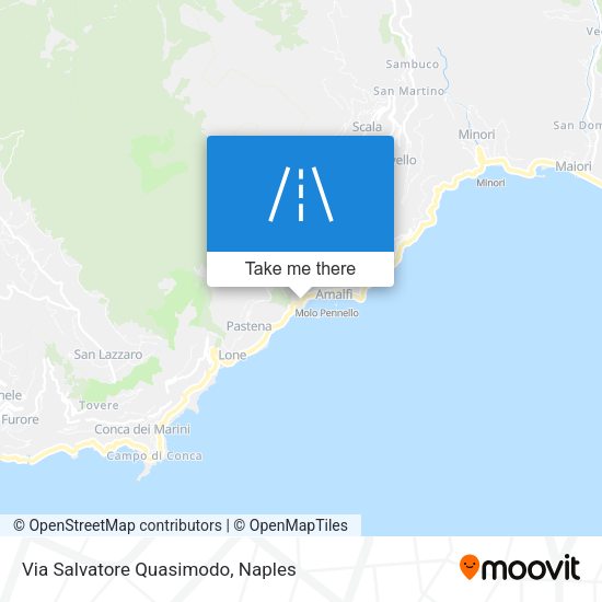 Via Salvatore Quasimodo map