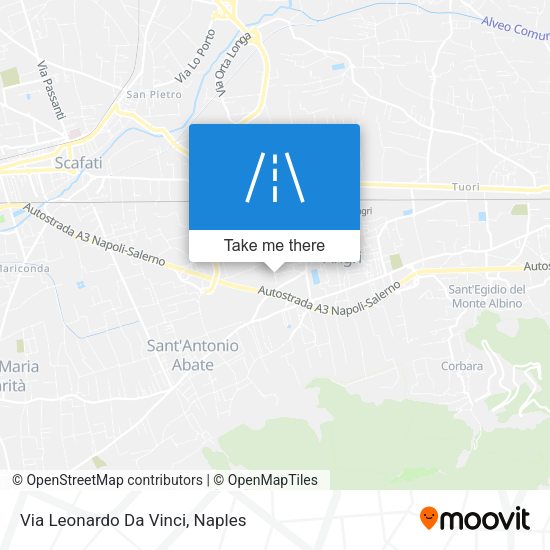 Via Leonardo Da Vinci map