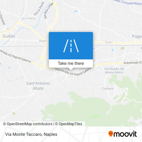 Via Monte Taccaro map