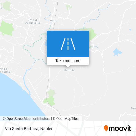 Via Santa Barbara map