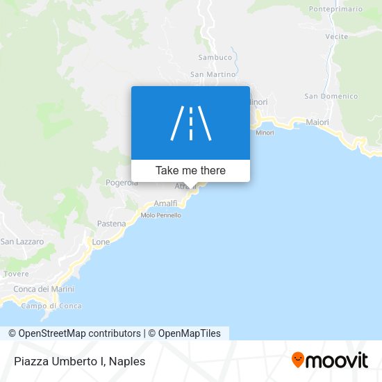 Piazza Umberto I map