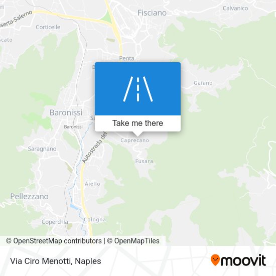 Via Ciro Menotti map