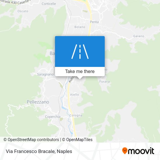Via Francesco Bracale map