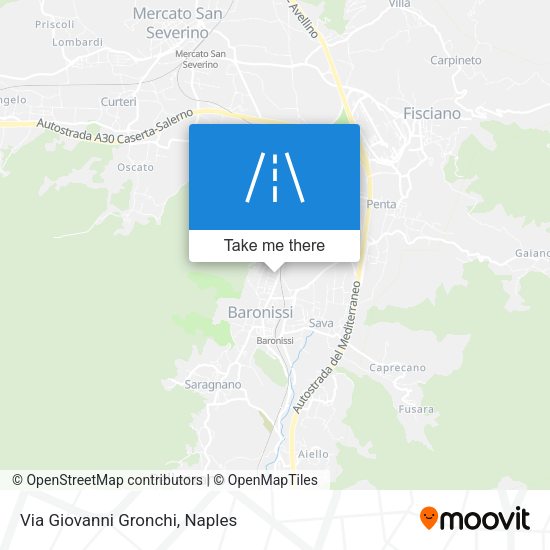 Via Giovanni Gronchi map