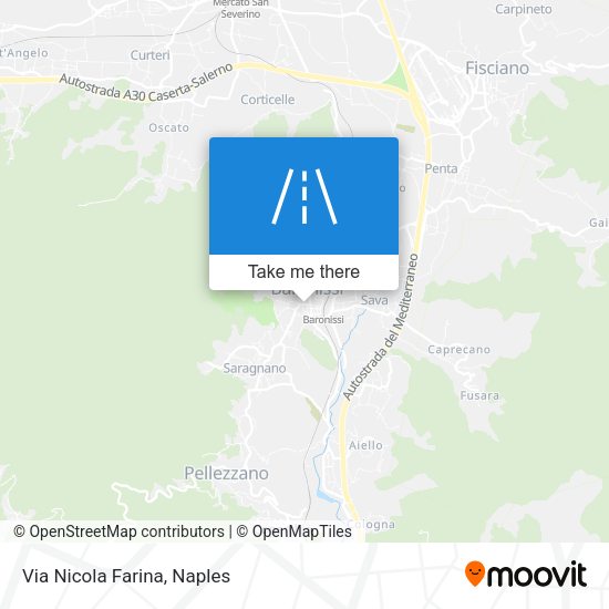Via Nicola Farina map