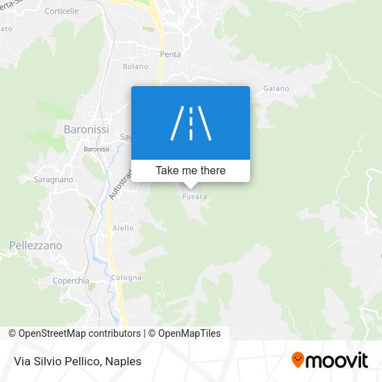 Via Silvio Pellico map
