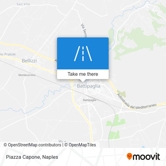 Piazza Capone map
