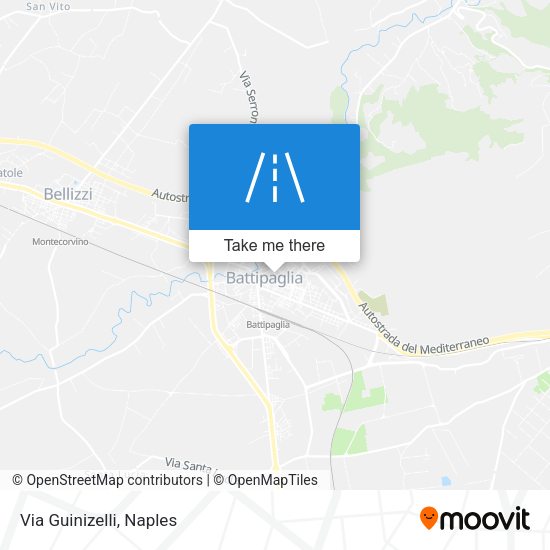 Via Guinizelli map