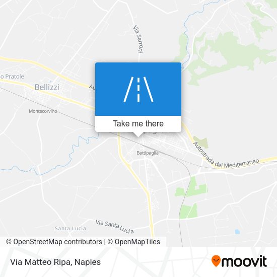 Via Matteo Ripa map