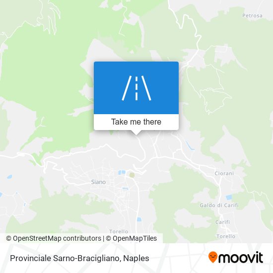 Provinciale Sarno-Bracigliano map