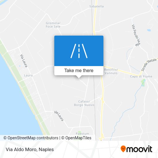 Via Aldo Moro map