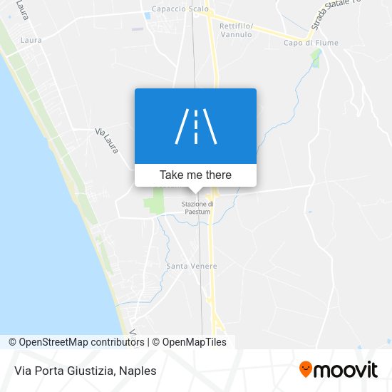 Via Porta Giustizia map