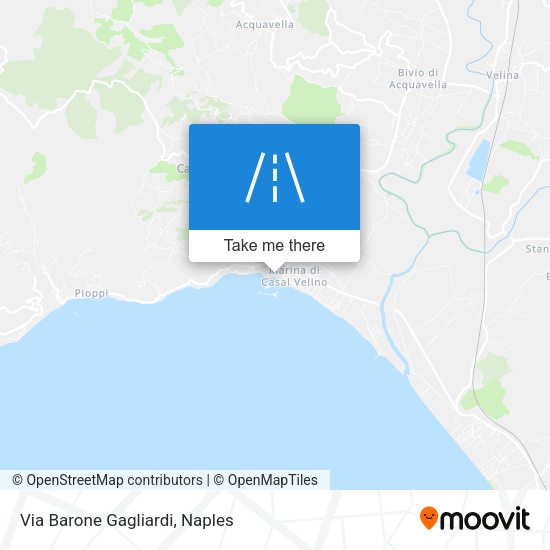 Via Barone Gagliardi map