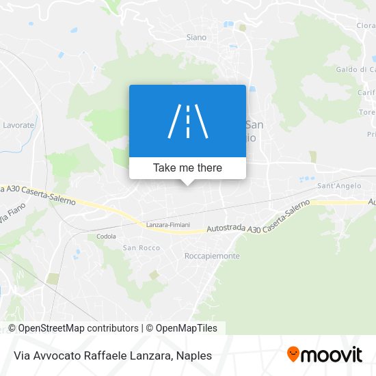 Via Avvocato Raffaele Lanzara map