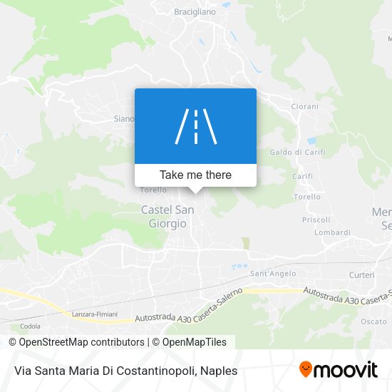 Via Santa Maria Di Costantinopoli map