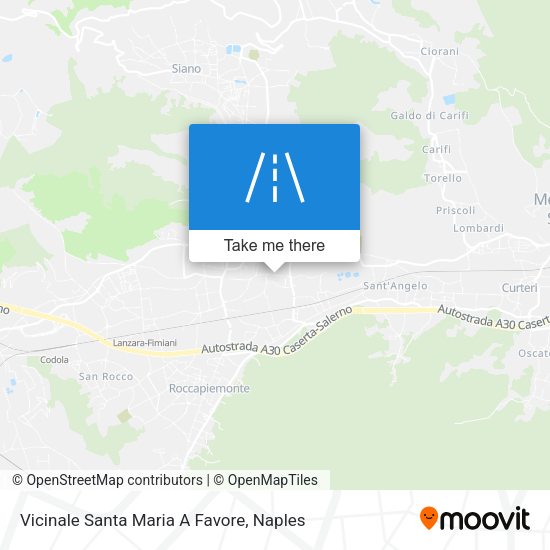 Vicinale Santa Maria A Favore map