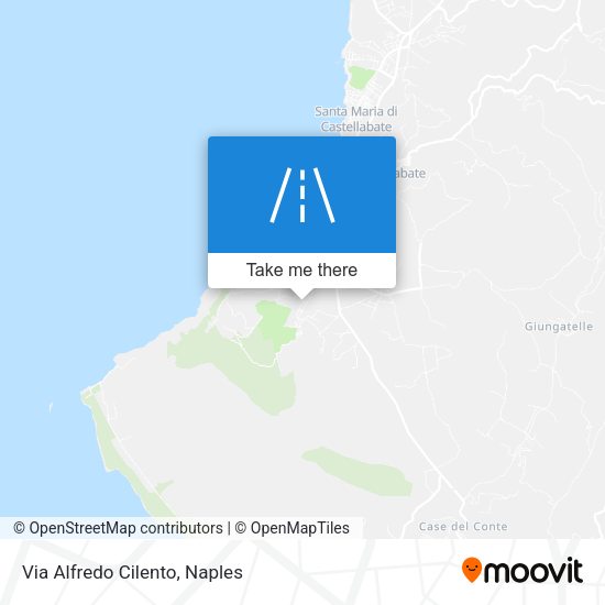 Via Alfredo Cilento map
