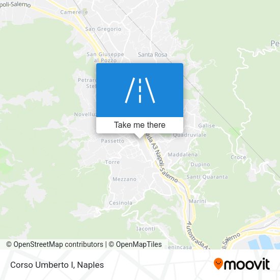 Corso Umberto I map