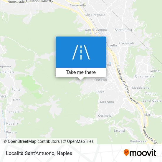 Località Sant'Antuono map