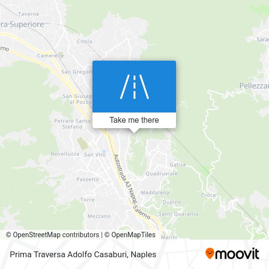 Prima Traversa Adolfo Casaburi map