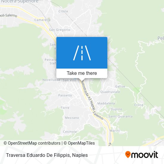 Traversa Eduardo De Filippis map
