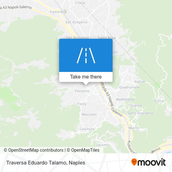 Traversa Eduardo Talamo map