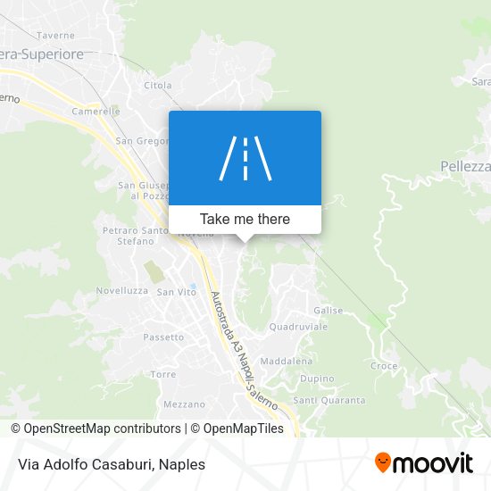 Via Adolfo Casaburi map