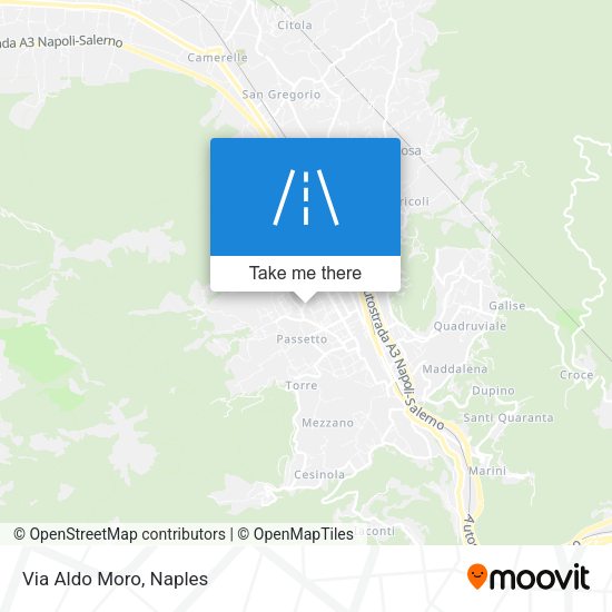 Via Aldo Moro map