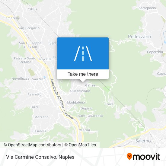 Via Carmine Consalvo map