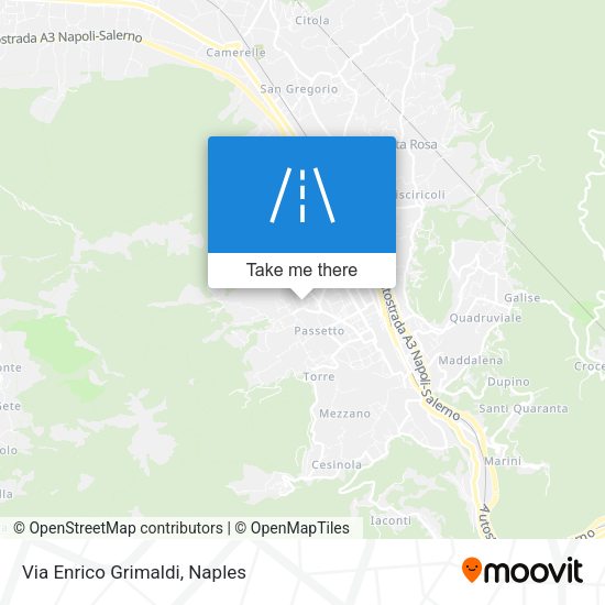 Via Enrico Grimaldi map