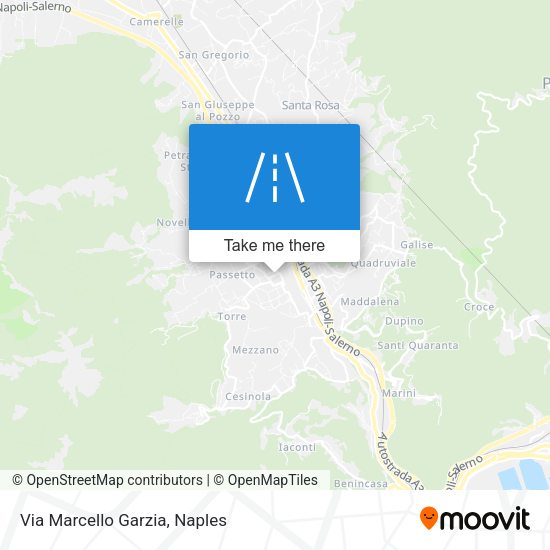Via Marcello Garzia map
