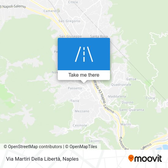 Via Martiri Della Libertà map
