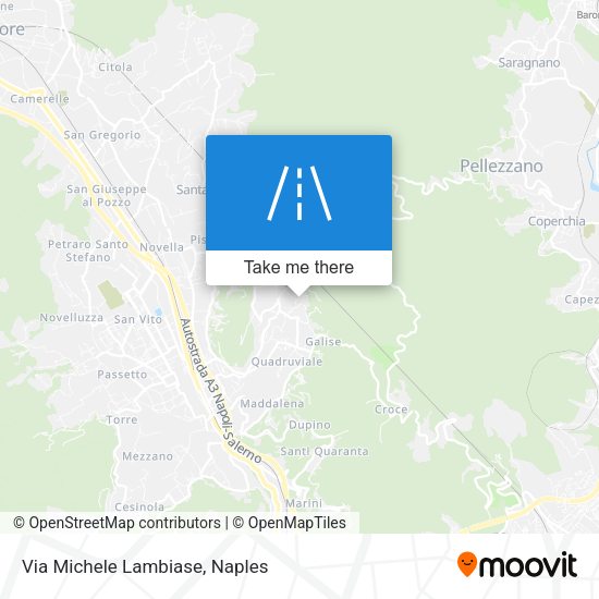 Via Michele Lambiase map